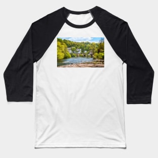 Bridge over The Dee at Llangollen Baseball T-Shirt